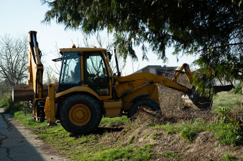 Backhoe Grading