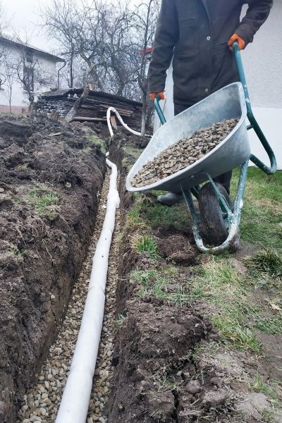Drain Trenching in Duluth