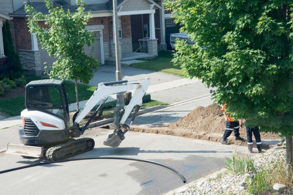 Electrical Line Trenching in Duluth